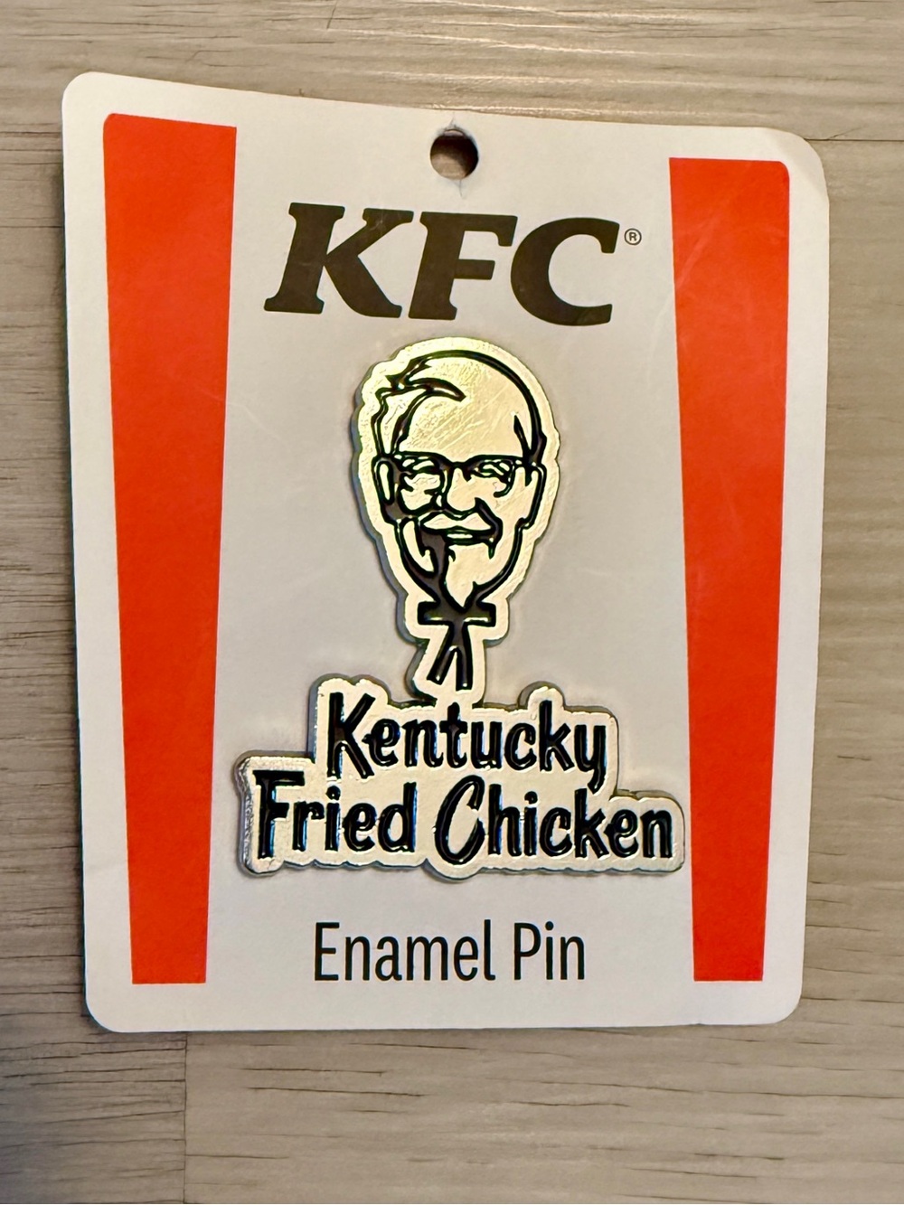 KFC Kentucky Fried Chicken Culturefly Colonel Sanders Portrait Enamel Pin Funny